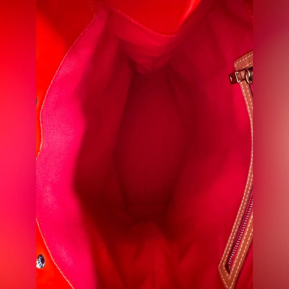 LOUIS VUITTON Red Vernis Tote, Kisslock Vernis wallet & LV Dust Bag EUC! - Picture 10 of 17